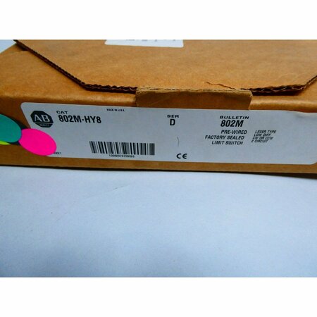 Allen Bradley 120-600V-AC LIMIT SWITCH 802M-HY8